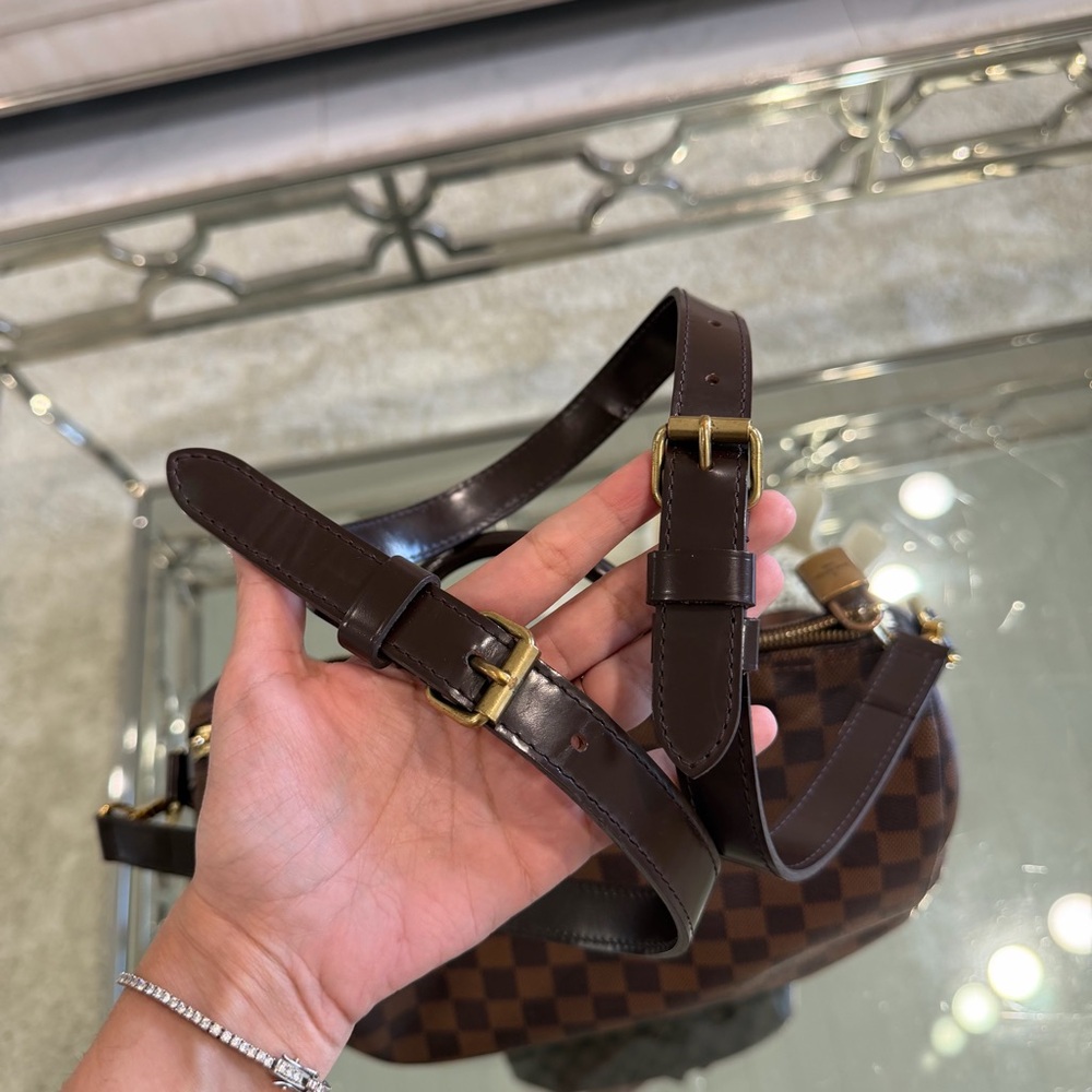 Louis Vuitton Brown Damier Ebene Speedy Bandoulière Crossbody Bag - Picture 5 of 7